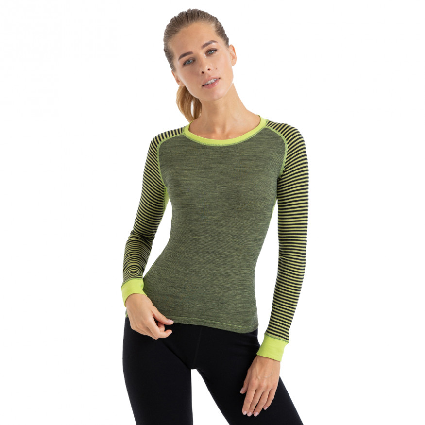 Футболка женская Norveg Climate Control, лайм, р. XS(40-42)