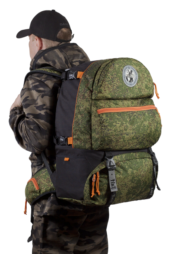 Рюкзак GRAUBER 3 35л, ПВХ600, цифра/черный, ТАЙФ