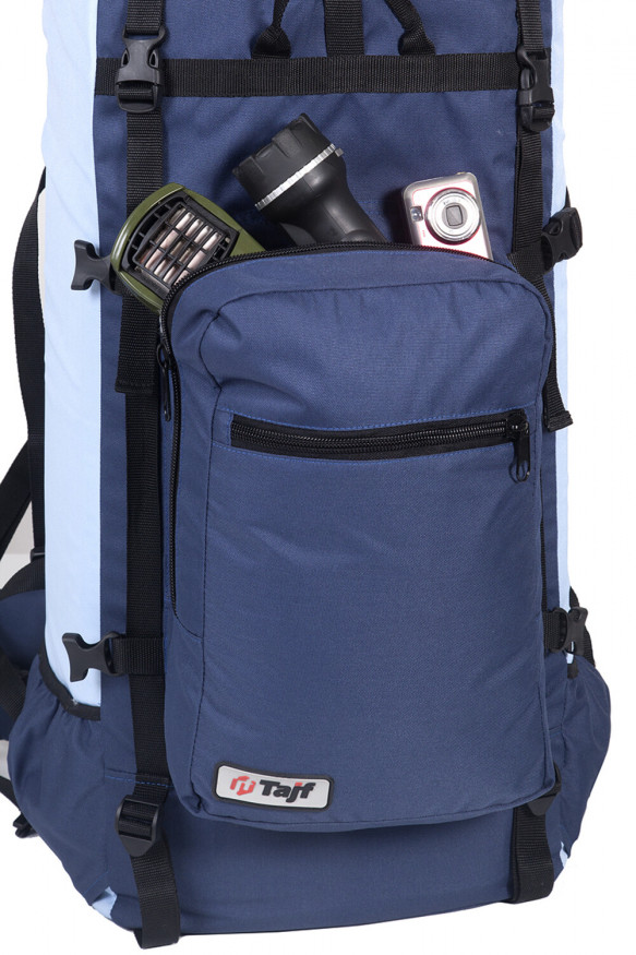 Рюкзак туристический Оптимал 2, серо-красный, 90 л, ТАЙФ