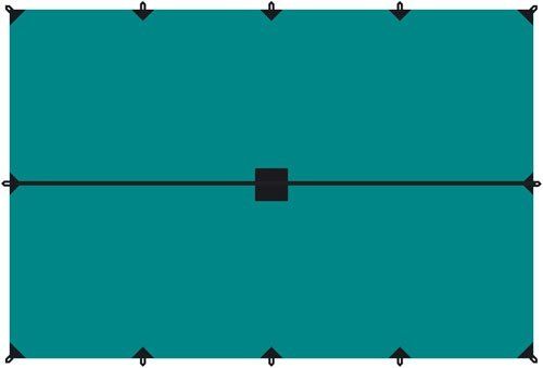 Tramp Тент 4 x 6 м (укрывной) зеленый цвет