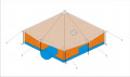 Тент для палатки Тикси-6 (без палатки)
