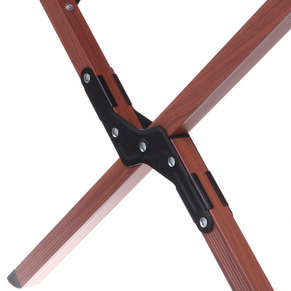 Стол кемпинговый складной, 114*59*43 см, цвет: орех, каркас алюминий