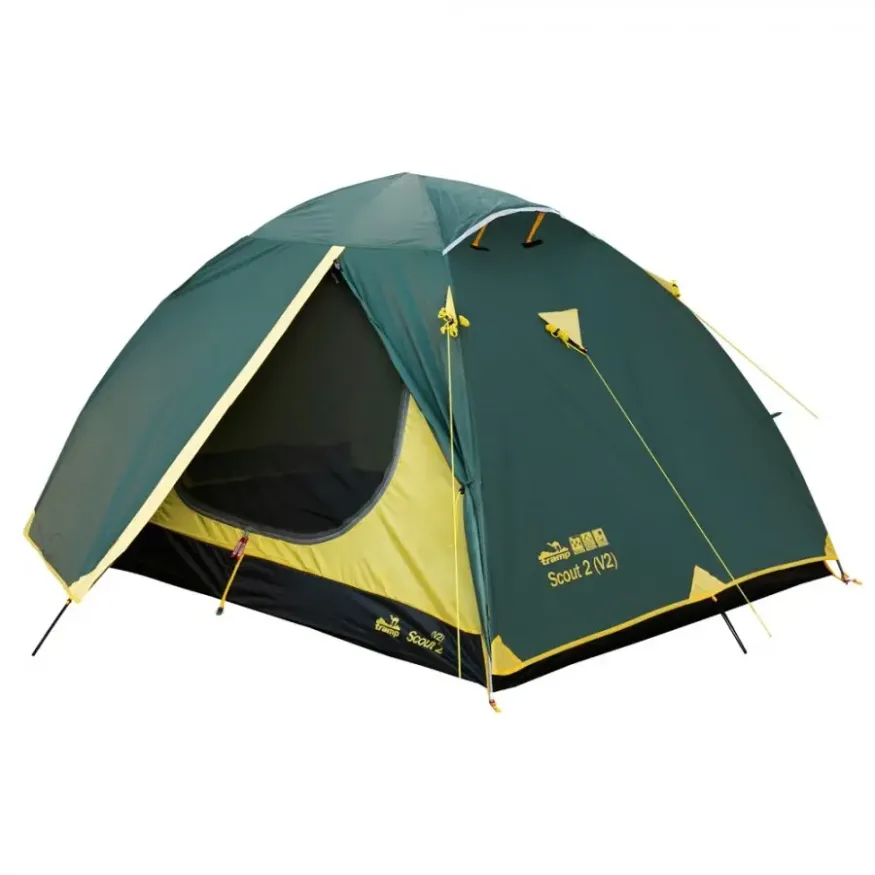 Палатка Scout 2 v2, зеленый, Tramp